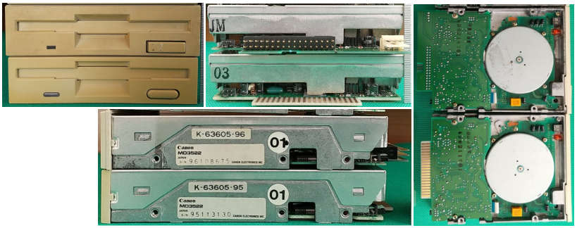 エプソン98互換機本体－内蔵FDD対応表