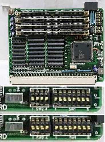 エプソン98互換デスクトップ機用内蔵RAMボード一覧