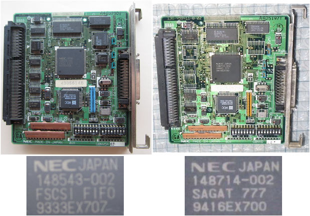 MATE-A等専用SCSI I/F一覧